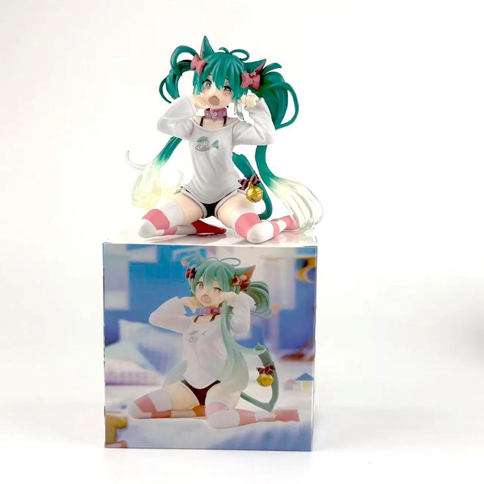 New In Stock Hatsune Miku In A World With Closed Windows Collectible Anime Action Kwaii Miku Figures Model Toys Christmas Gifts