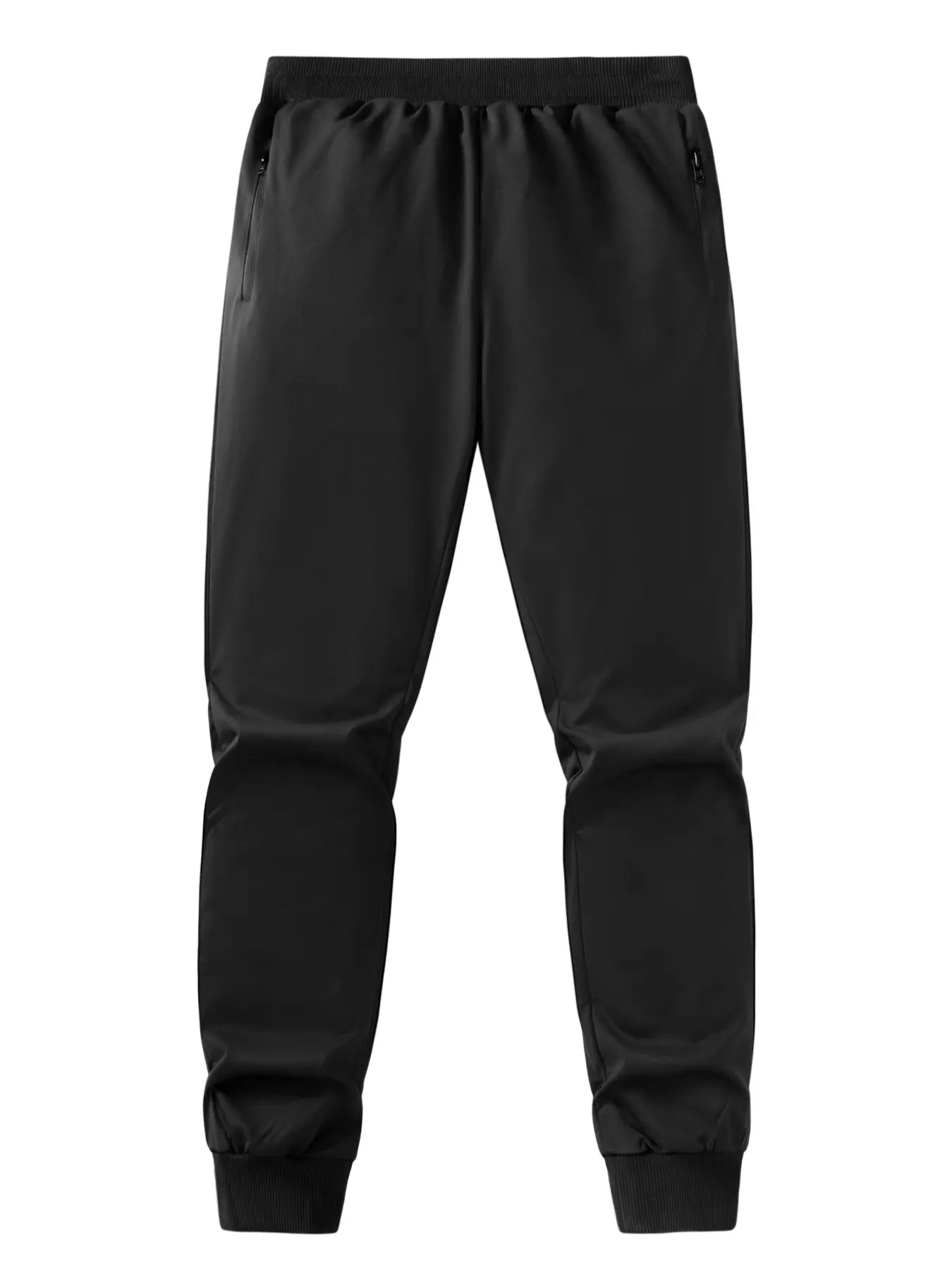 Boys' Long Pants for Middle School Boys, Comfortable Casual Spring & Fall Outerwear, Stylish Kids' Clothing for Daily Wear, Solid Fashion Sweatpants, Polyester Sweatpants