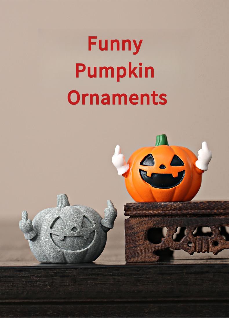 Creative pumpkin simulation craft ornament, high-end niche home desktop decoration, birthday gift