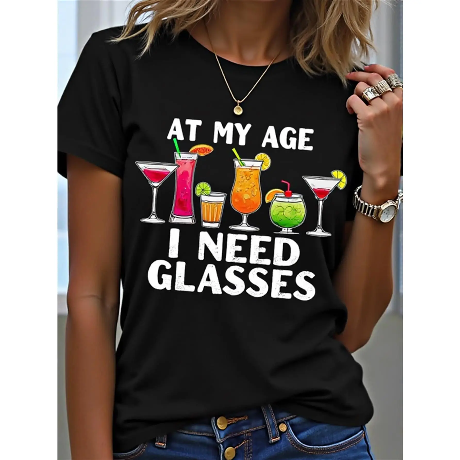 At My Age T-Shirt: Fun, Bold Statement for the Spirited!