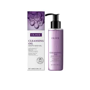 Grape Seed Cleansing Oil, Gentle Makeup Remover, Deep Clean for Face, Non-Tightening