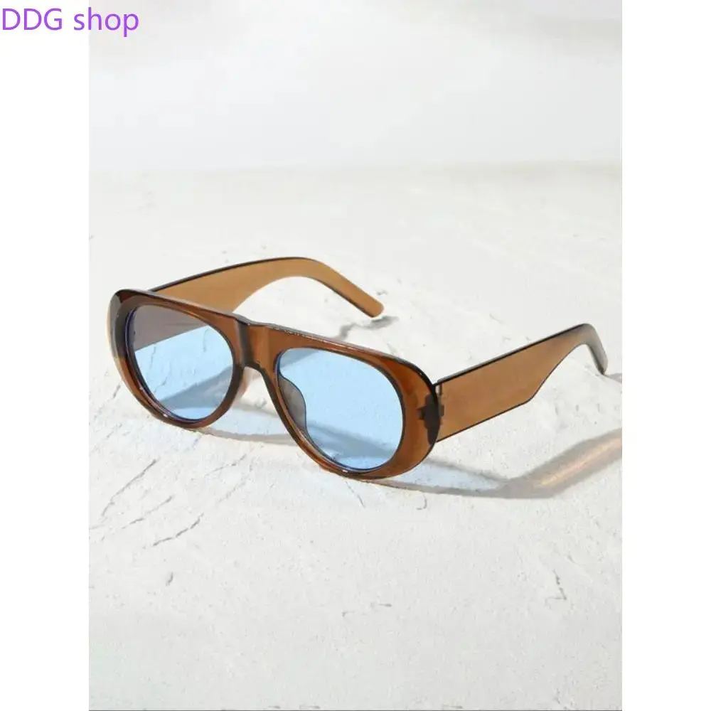 Men's Vintage Trendy Rectangle Full Rim Fashion Frames Sunglasses - Male Unisex Summer Casual Shades for Daily Wear & Outdoor Activities