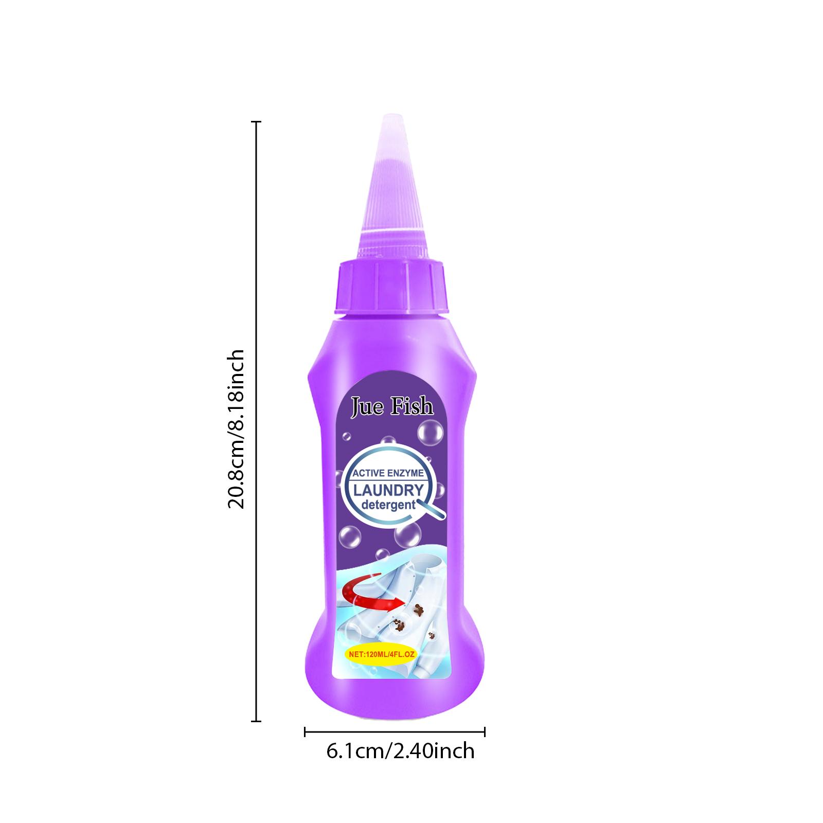 Jue Fish Active Enzyme Laundry Cleaner, Deep Cleansing Clothing Removes Stubborn Stains Gently And Does Not Irritate