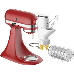 Gourmet Pasta Press Attachment for KitchenAid Stand Mixer, Pasta Maker KitchenAid Attachment with 7 Interchangeable Pasta Plates
