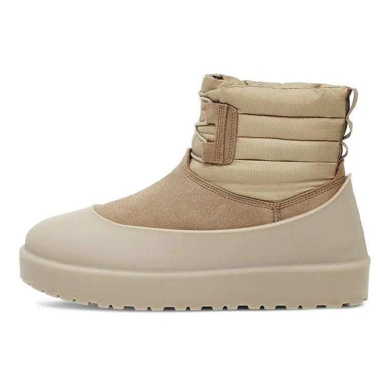 UGG Classic Mini Two-Layer Cowhide Warm Durable Comfortable Short Snow Boots 1120849-DUNE