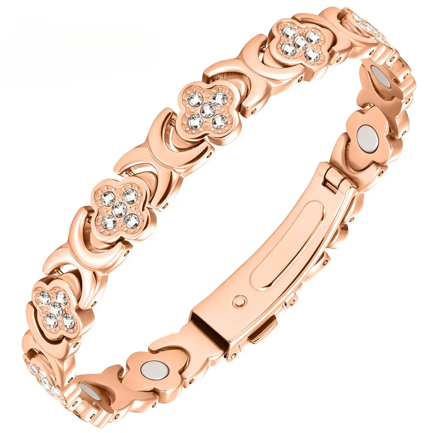 Copper Bracelets for Women Pure Copper Magnetic Bracelet with 3500 Gauss Effective Magnets Trendy Stack Bangle Stretch Bangle Modern Fashion Accessories Jewelry Gift, Stackable Bracelets, Fashionable Jewelry