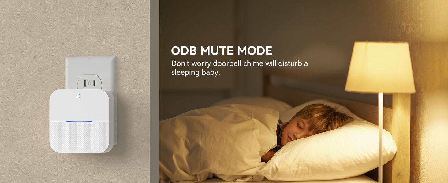 Lighted Wireless Doorbell for Home, Waterproof Battery Doorbell Wireless 1,000ft Range, 5 Volume Levels with 58 Chimes & LED Flash on Receiver (White, 2 Buttons & 1 Receiver)