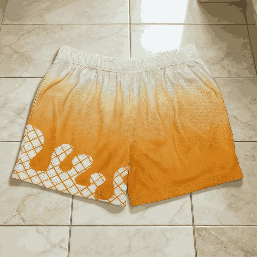 New Halloween Graffiti Shorts Men Women Breathable Comfortable Sports Shorts American Retro Basketball Shorts Streetwear Summer Casual Athletic Shorts