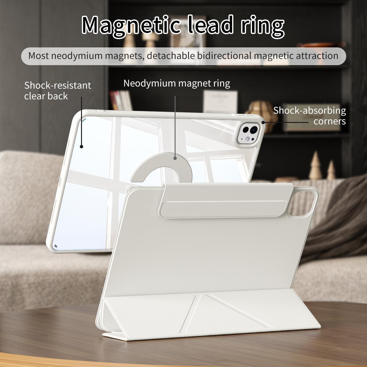 KENKE 2 in 1 Tablet Case with Pen Holder, Detachable Tablet Protective Cover with Kickstand, Tablet & Computer Accessories for iPad 11 12.9 Inch