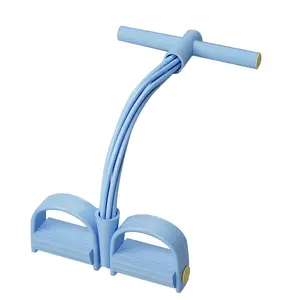 Pedal puller, thin belly, sit-up aids, women's open back fitness equipment, household Xiaoyanfei pull rope