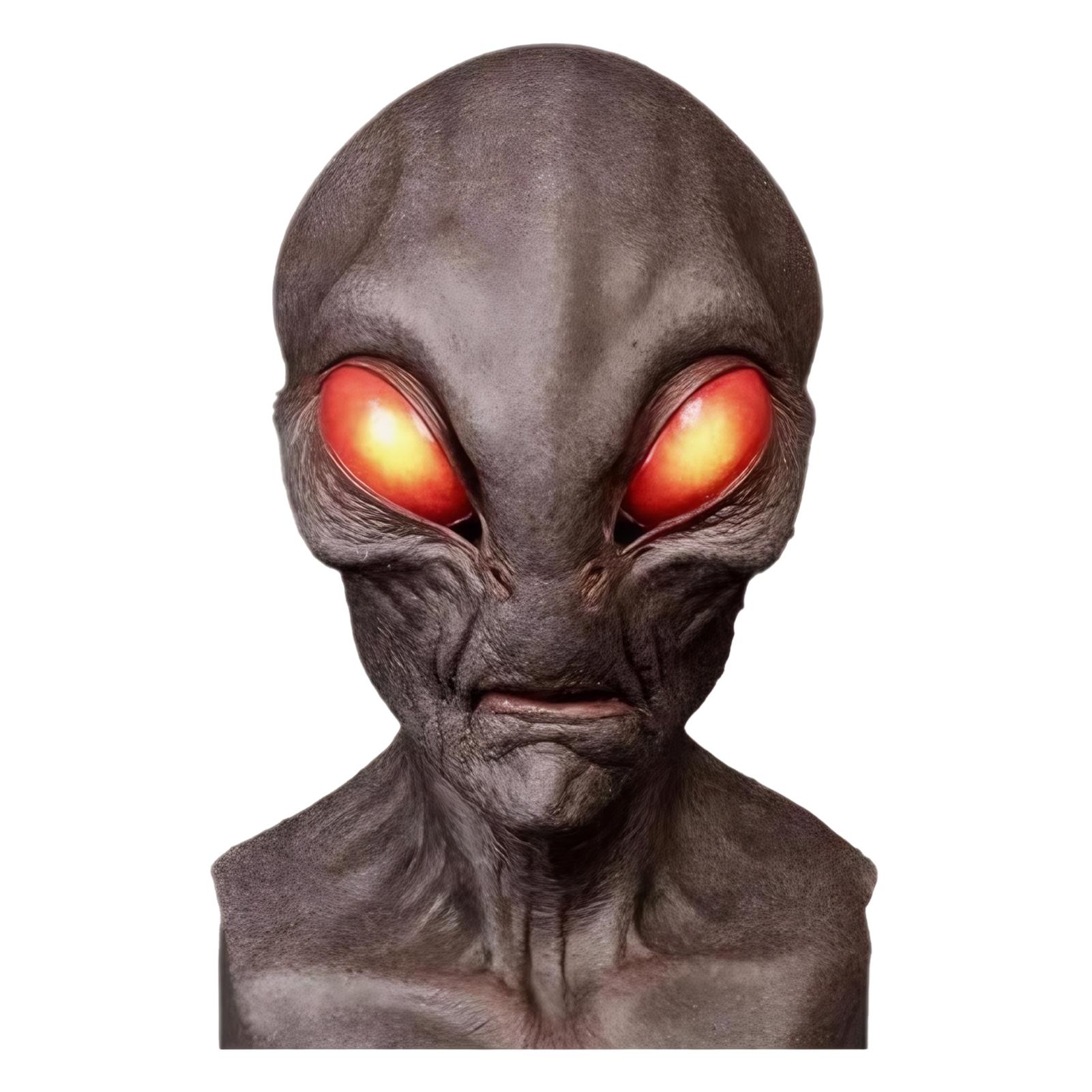 Horrible Alien Mask Horror Alien Supersoft Mask Creepy Halloween Party Decoration Scary Funny Cosplay Prop Masks