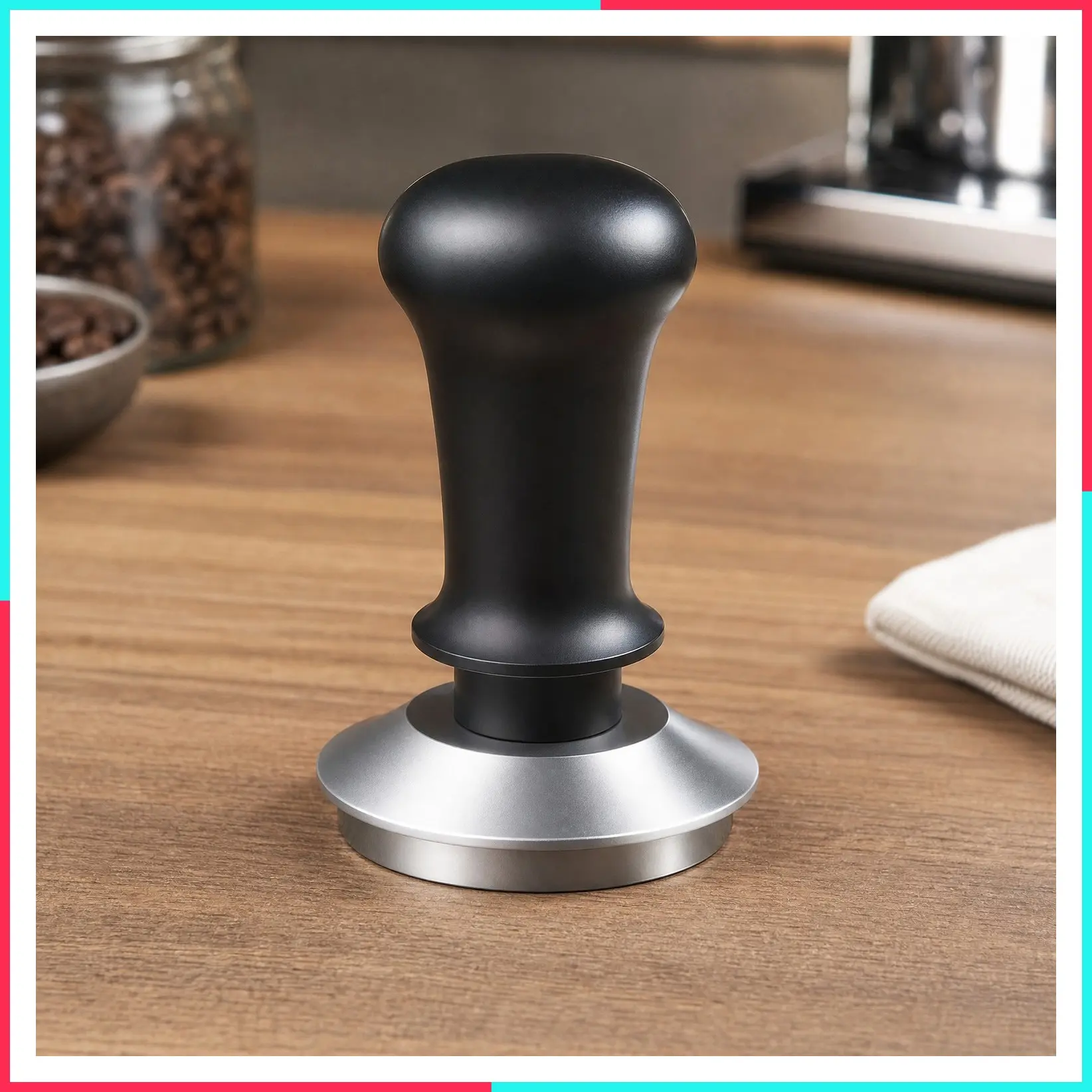 51mm Spring Loaded Calibrated Espresso Coffee Tamper