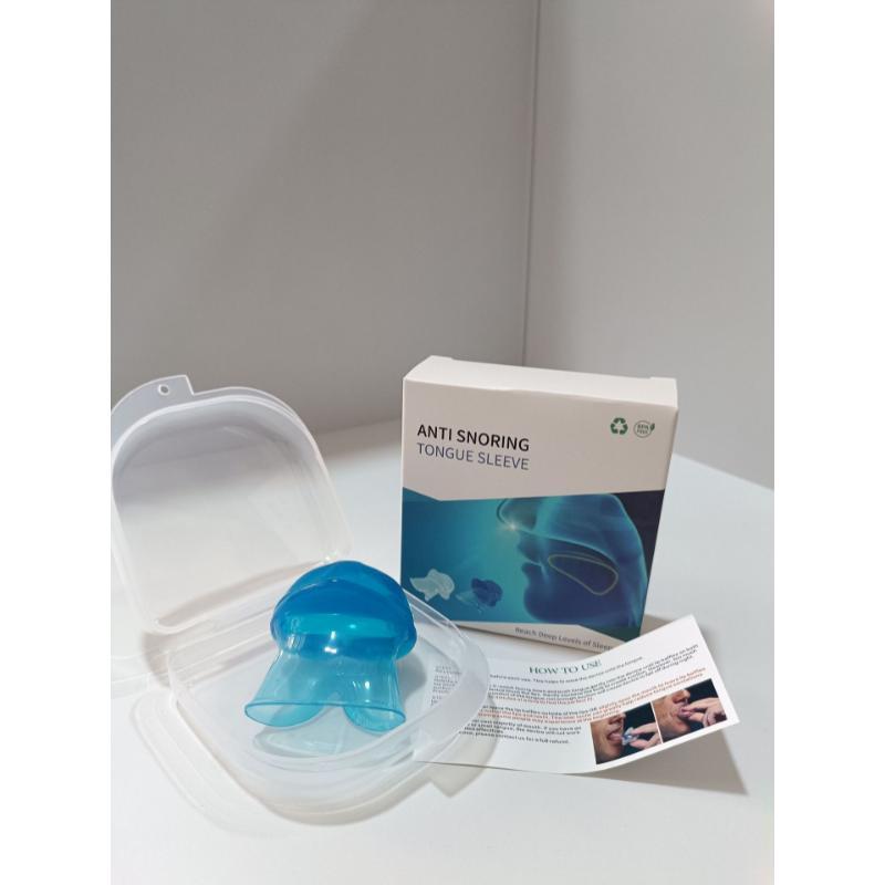 2pc New Snoring Device Tongue Cover Silicone Snoring Device Anti-snoring Respirator Sleep Device Snoring Device Snoring Device Transparent