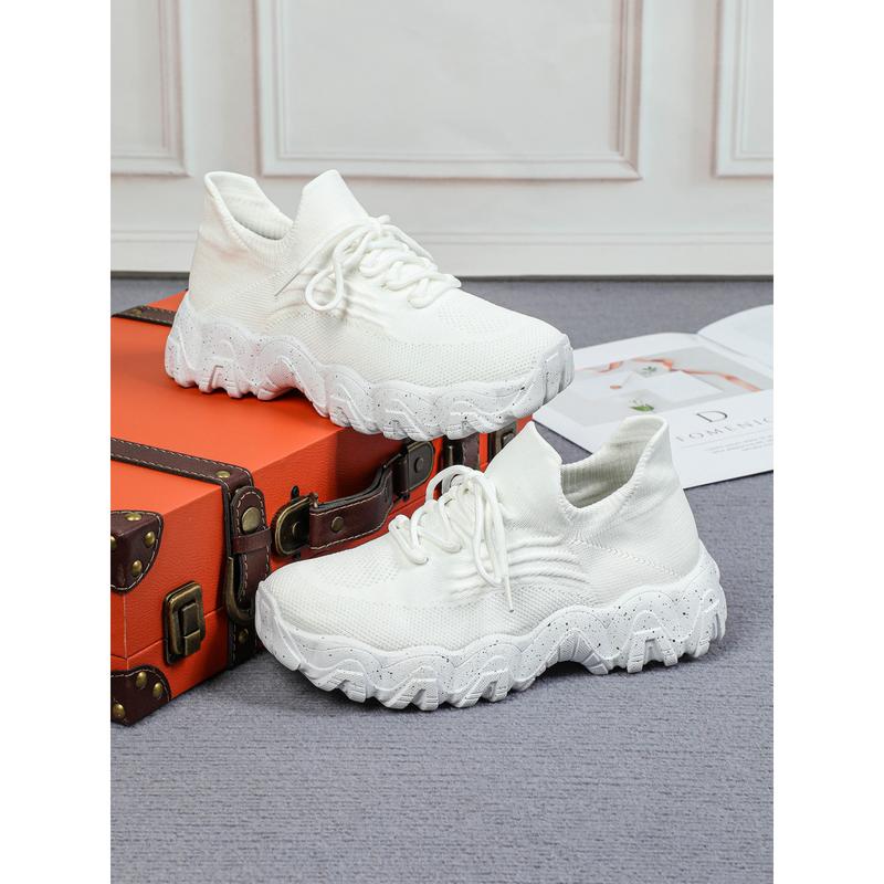 Women's Sock-Fit Lightweight Training Sneakers Zero Gravity Running Shoes for HIIT Yoga 24/7 Hustle Air-Weave Mesh Lace Up Low Top Hot Pink Sneakers