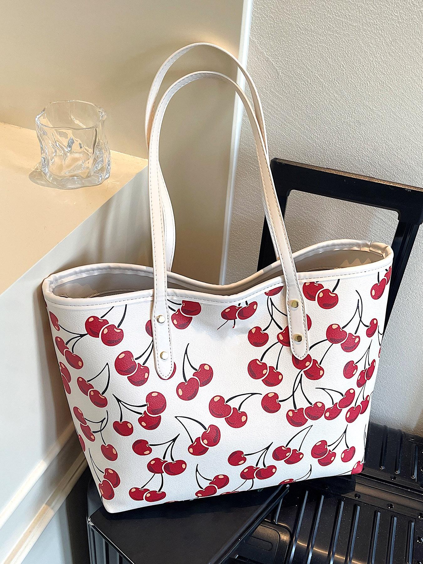 Valentine's Day Gift Women's Elegant Floral Bow Pattern Handbag, personality versatile Daily Shoulder Bag, simple exquisite Casual Fashion High quality Daily Commuter Bag, Crossbody Tote Bag