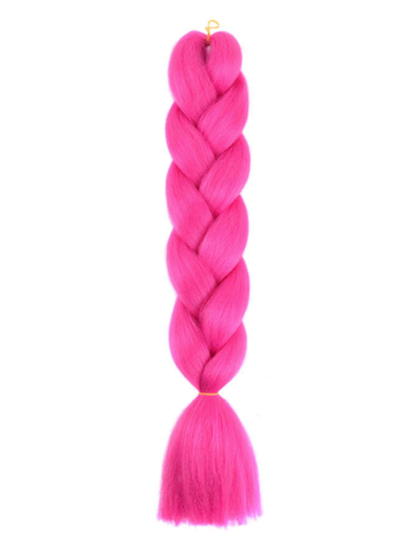 Jumbo Box Braiding Hair Extensions, Colorful Braiding Hair, Synthetic Rainbow Colors Braiding Hair for Women Girls Cosplay Party, Knotless Box Braid