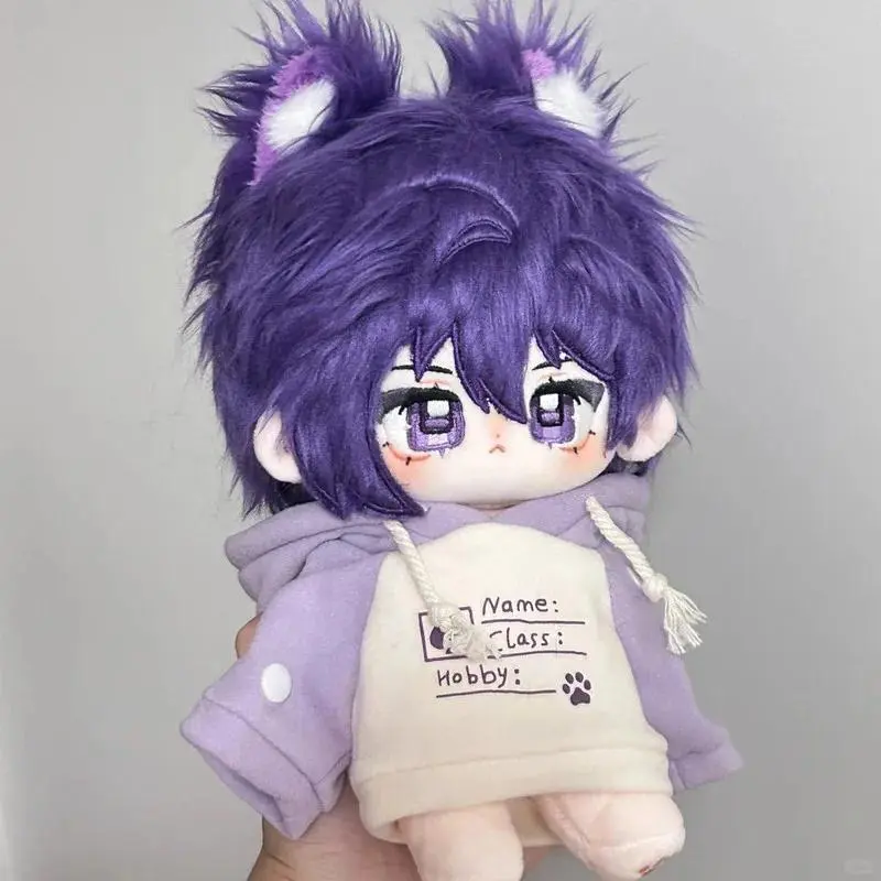 Only Doll 20cm Game Peripherals  Stardew Valley Fan Merch Sebastian Sam Plush Toy Character Attribute Cute Cotton Doll Fans Gift