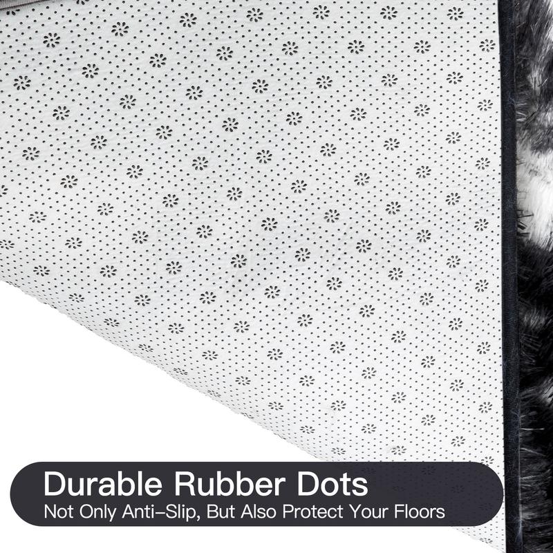 FAMVAL Large Size Plush Rugs Big Fluffy Area Rug Non-slip Soft Shaggy Carpet Mats for Livingroom Bedroom Nursery Home Decor B/W/G mix Christmas gifts FAMVAL Large Size Plush Rugs Big Fluffy Area Rug Non-slip Soft Shaggy Carpet Mats for Livingroom Bedroom Nursery Home Decor B/W/G mix Christmas gifts