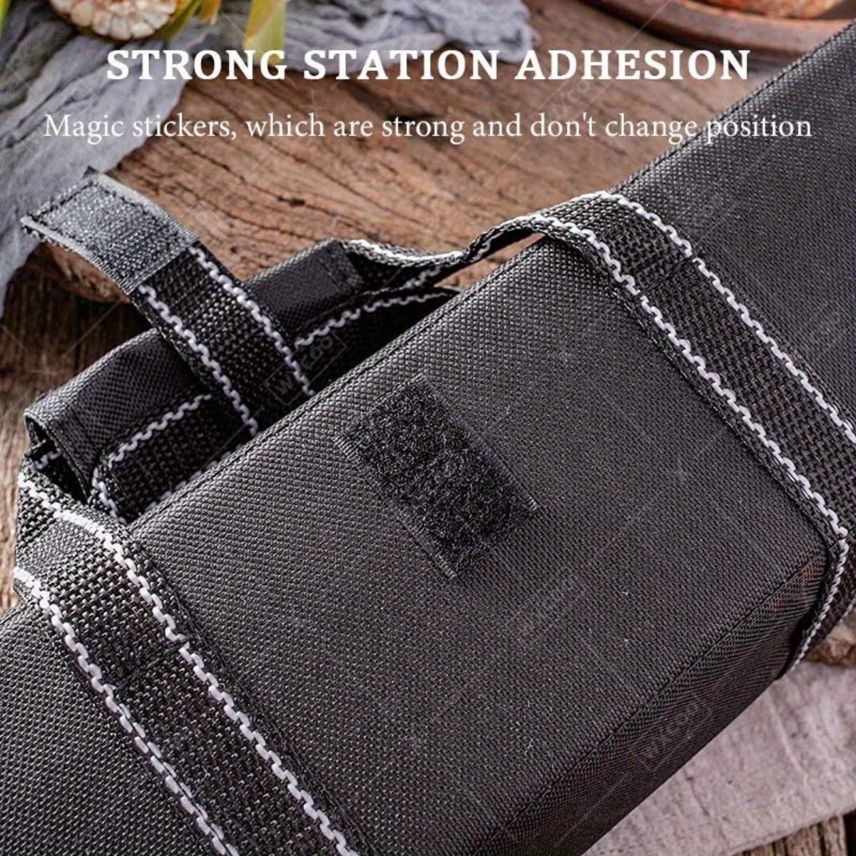 1PC Portable Kitchen Cooking Chef Knife Roll Bag Waterproof Oil-proof Travel Carry Case Storage Case Multi-functional Folding Durable Oxford Cloth Bag