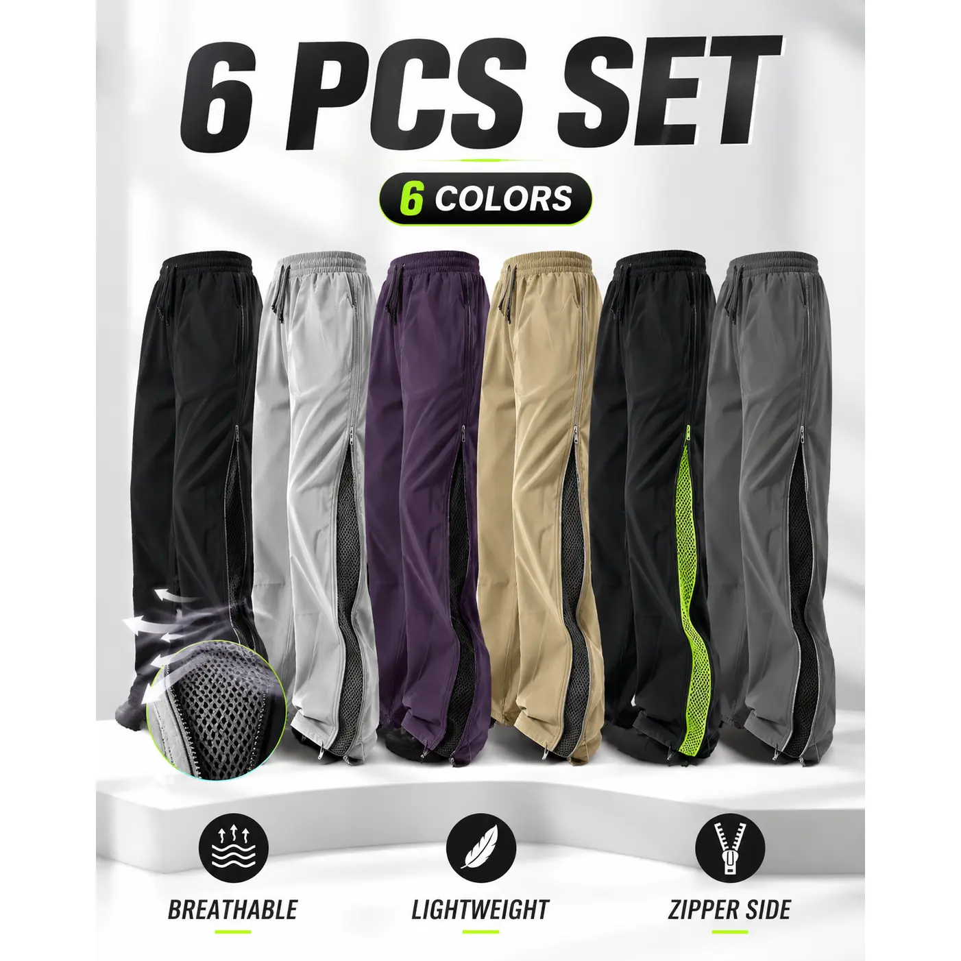 Casual pants, windbreaker pants, workwear pants, men's trendy brand autumn casual loose pants