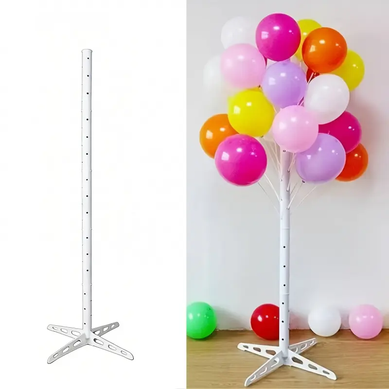 Single Set Balloon Display Support Pole, Balloon Stand, Free Of Matching Balloons For Birthday Theme Party Layout, Solve Irregular Balloon Placement, Popular Indoor Event Decor Accessory