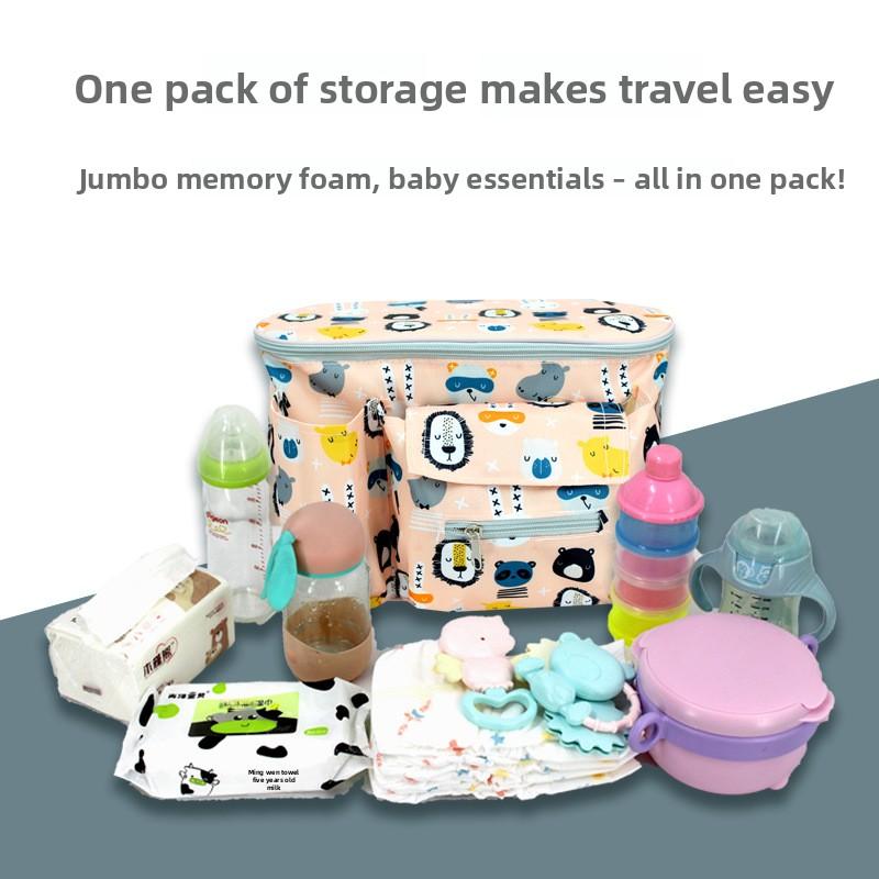 Convenient Stroller Storage Bag |   Perfect Mommy Caddy for Diapers & Baby Stuff