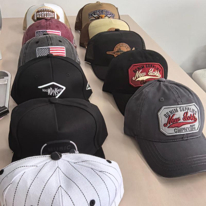 Crown model 👑   Cross-border hip-hop cap, trendy flat-brim baseball cap for women, spring and summer flat-brim hat, street dance hat