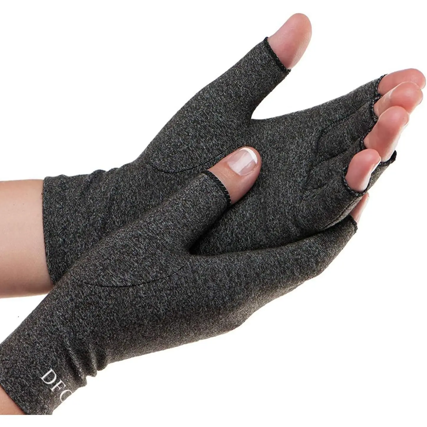 Dr. ’s Original Arthritis Compression Gloves for Women & Men, Doctor-Developed Fingerless Hand Support for Arthritis Pain, Carpal Tunnel, Swelling & Poor Circulation, Everyday Wear, Medium