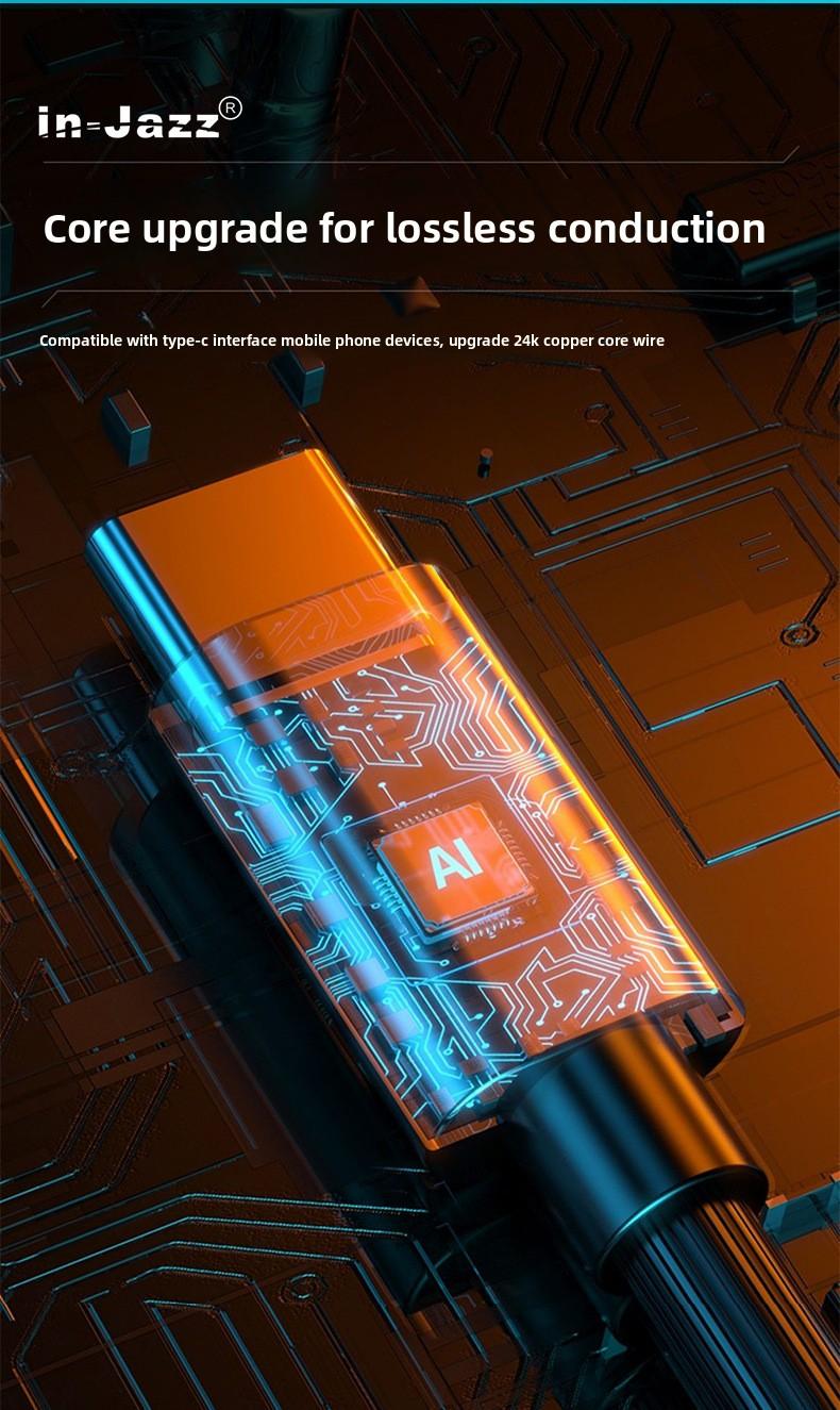 In-ear wired ceramic headphones, angled in-ear sleep headphones, high-quality sound with microphone and in-line controls