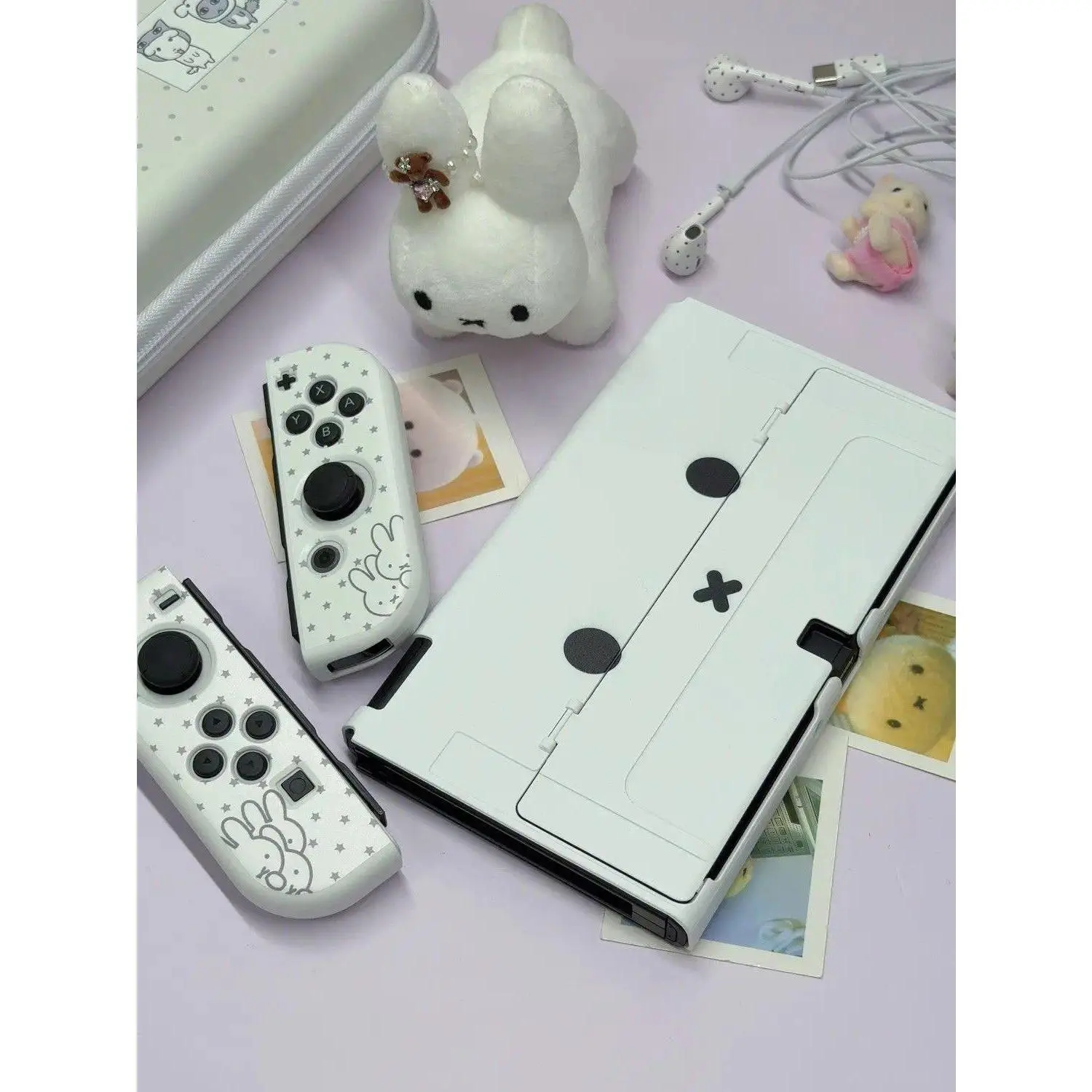 Cute Miffy Switch2 Generation Protective Case Protective Case Handle OLED Version Lovely Anti-fall Cartoon Kawaii Good Looks New