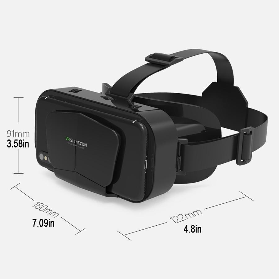 Shinecon Virtual Reality Viar 3D VR Glasses Device Helmet Lenses Headset Goggle Smart Wearable For Smartphone Cell Phone Mobile Realidade VR Goggles detail 2