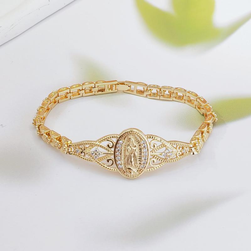 2026 Upgrade Version 14K Gold Plated Hypoallergenic Bracelet – Non-Tarnish Trendy Jewelry Perfect Gift for Women, TikTokShopBlackFriday Thanksgiving Deal