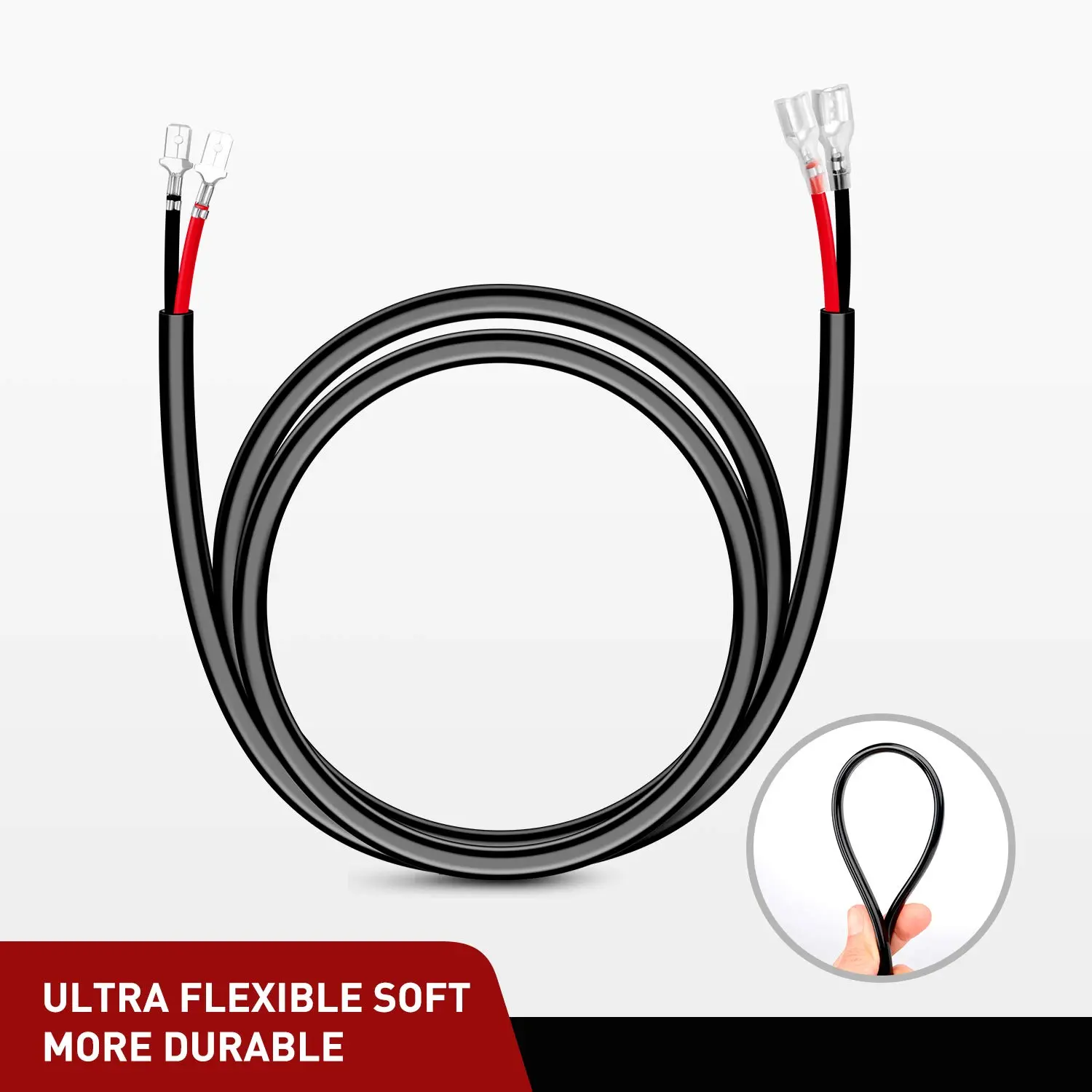 Nilight Wire Extension, 3 Feet, Play and Plug 16 Gauge – Wiring Harness Extension for Off Road LED Work Light Bar fathersdaygift