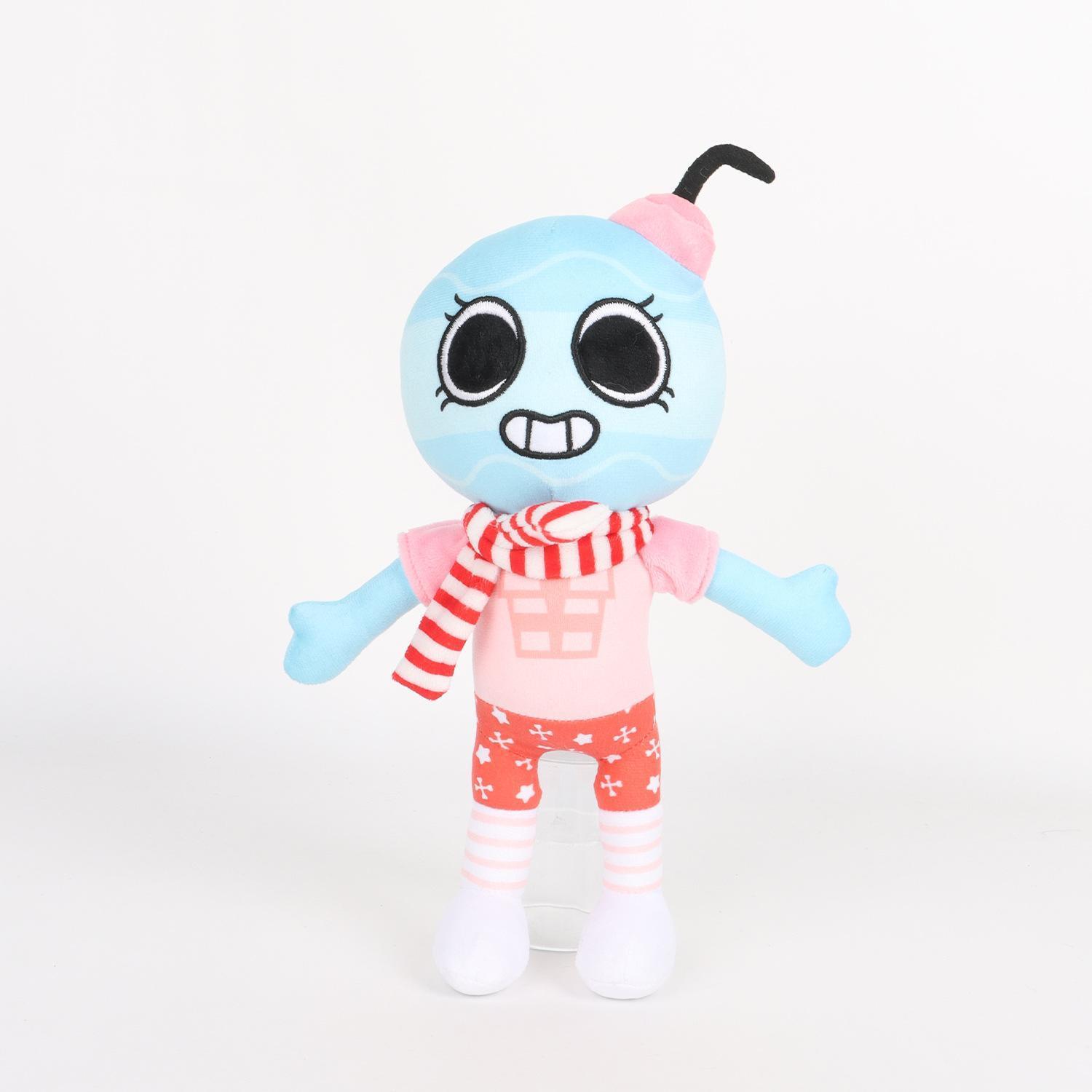 Dandy's World Gourdy Plush Toy Cute Pumpkin Stuffed Doll Home Room Decor Holiday Xmas Gift for Kids Fans