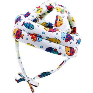 Baby Safety Helmet Baby Head Protector No Bumps for Running Walking Crawling, Safety Head Adjustable Protective Cap Headguard Hat