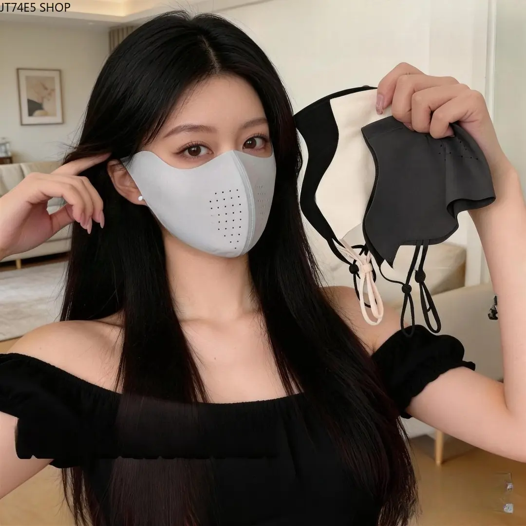 3D Breathable Fabric Face Mask, Unisex UV Sun Protection Cover for Summer Everyday Wear - Cute Look, Nose-Friendly & Mark-Free, Animal Print, Unisex Fit, Uv Shielding