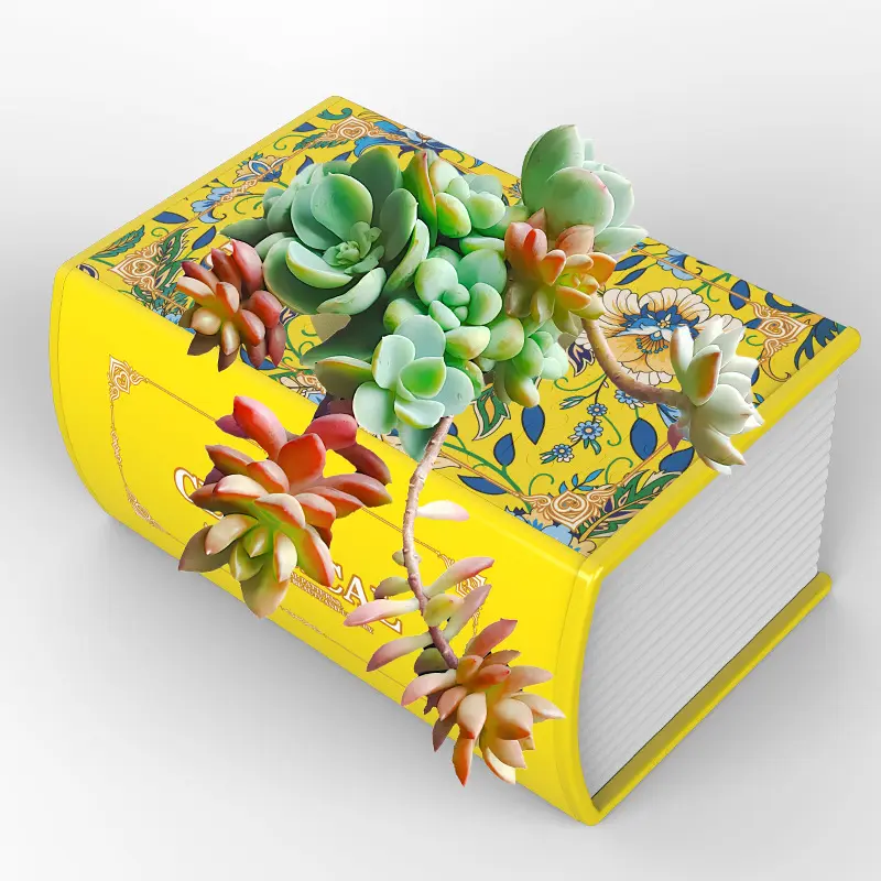 Creative Book Shape 3D Puzzle Vase DIY Kit, Handcrafted Floral Display Desktop Decoration, Fun Assembling Puzzle Toy, Ideal Holiday Birthday Gift for Kids and Home Decor Lovers