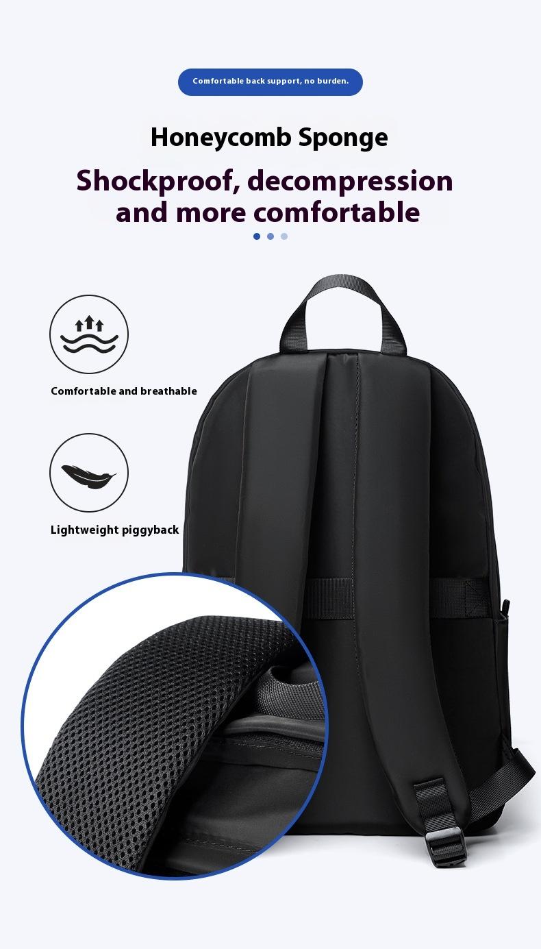 Men’s Lightweight Business Laptop Backpack – Large Capacity Travel Work Bag , Water-Resistant Durable Fabric, Multi-Compartment Design for Office, College, and Everyday Use