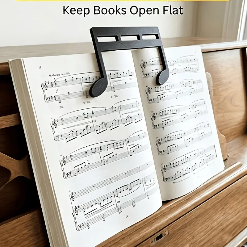 A 3D-printed music stand for piano, guitar, and violin—this high-capacity music stand securely holds sheet music for easy reading, making it the perfect gift for music lovers