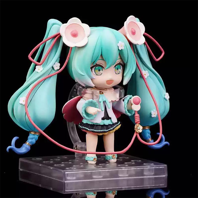 Hatsune Miku Animation Game Peripheral Toys Sakura Snow Miku Anime Action Movable Model Figures Collection NTR