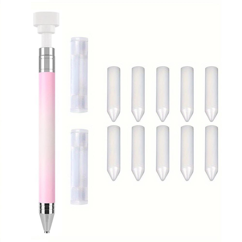 Diamond Art Painting Pen Set, 1 Count Adhesive Pen & 10pcs Replaceable Wax Tip, DIY Diamond Arts Colorful Painting Tool for Home School Office, Christmas Gift, Mother's Day Gift, Gift for Mom!