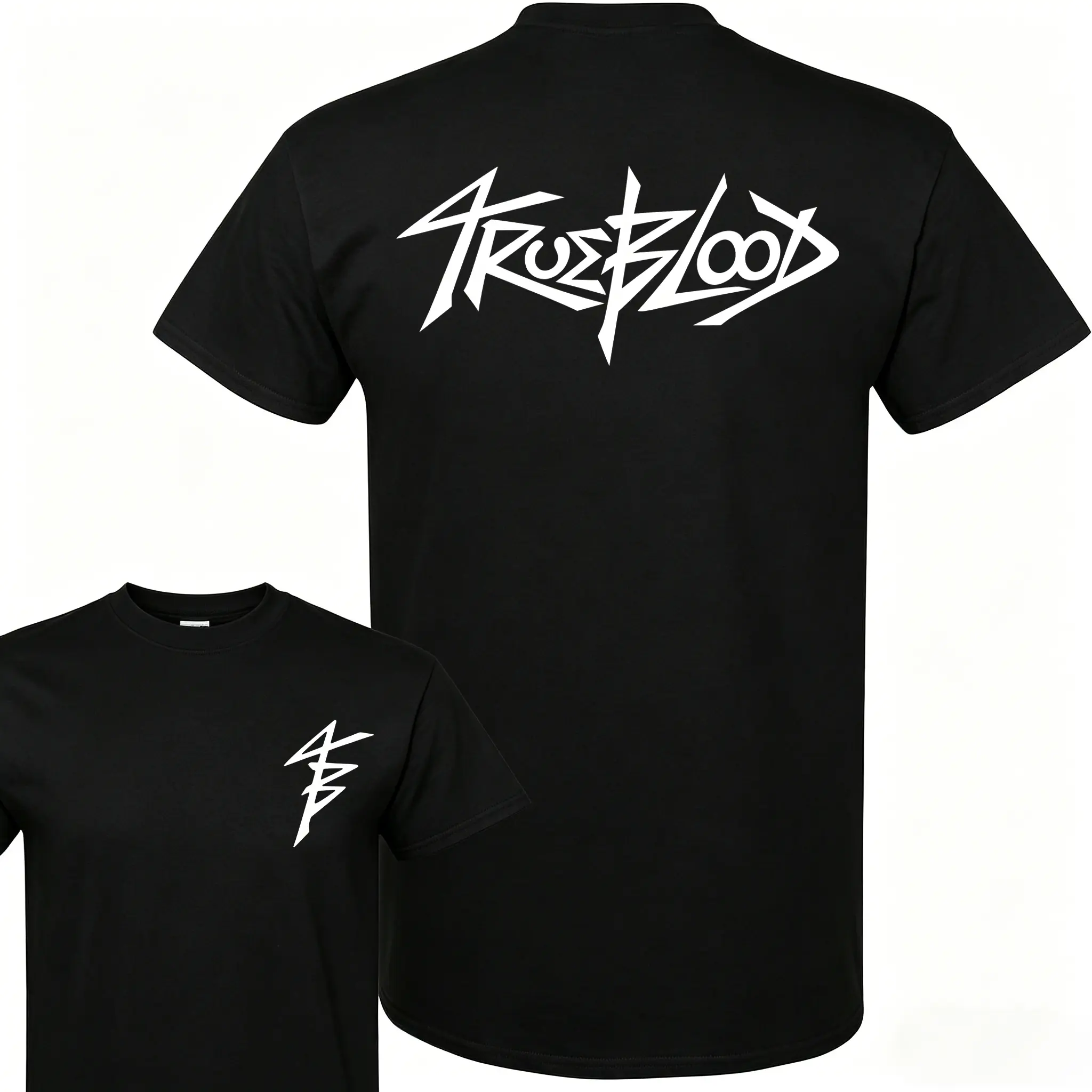 🖤 🎵 Unisex Graphic Tee, TrueBlood Tour Merch, Street Style Pullover Fashion Apparel, Warm Cotton  Garment, Vintage, T-Shirt, Comfy, Fabric, Everyday, Tops, Soft