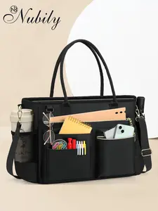 Laptop Bag for Women 15.6 Inch, Work Teacher Tote, Nurse Bag, Professional Laptop Tote, Computer Messenger, Shoulder Bags, Large Handbag, Business Office Briefcase