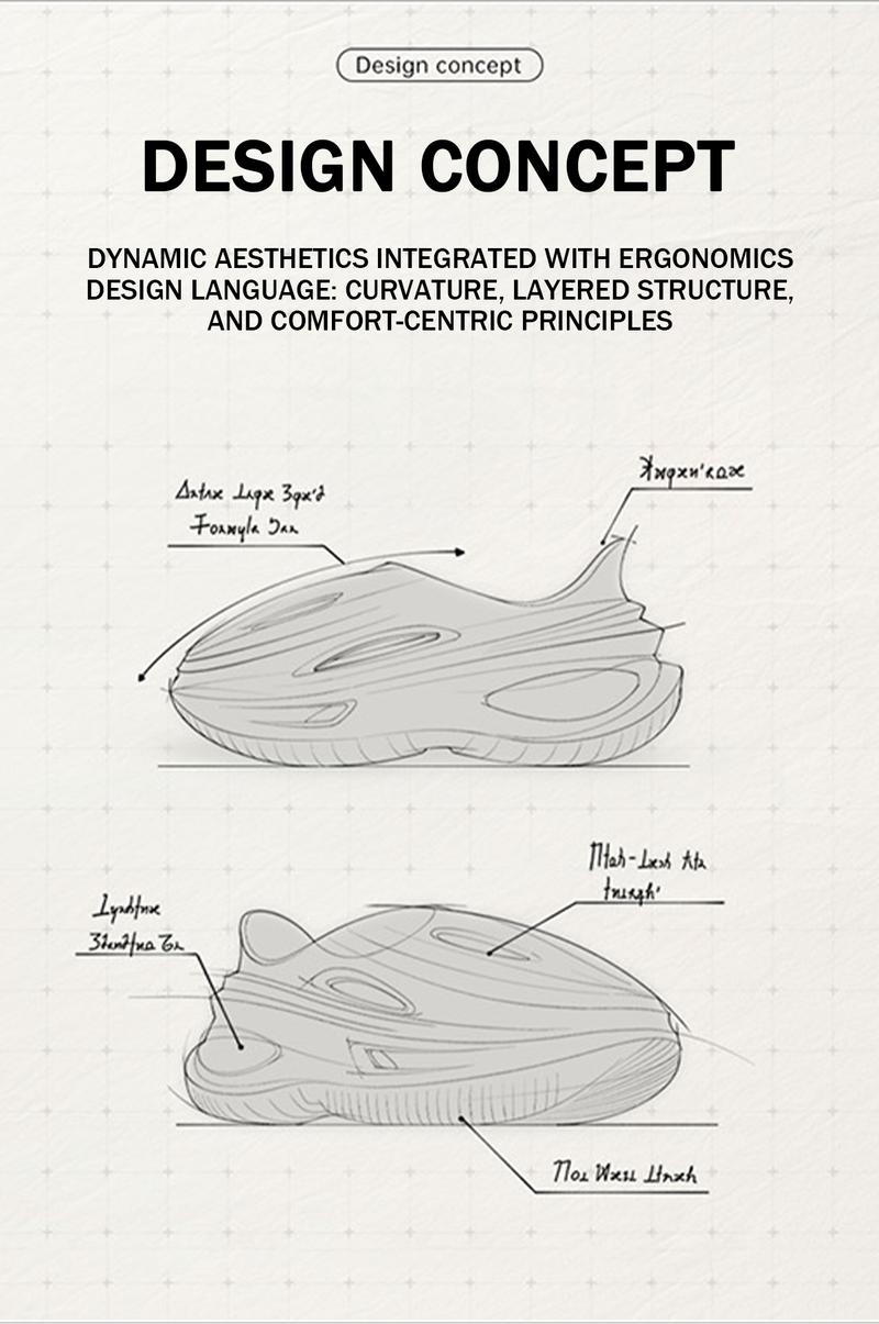 YASSIA EVA Unisex Thick Bottom Lightweight Sports Slippers Casual Hollow Out Design Comfortable Breathable Beach Vacation Fashion Footwear Future Trend Outdoor Slippers