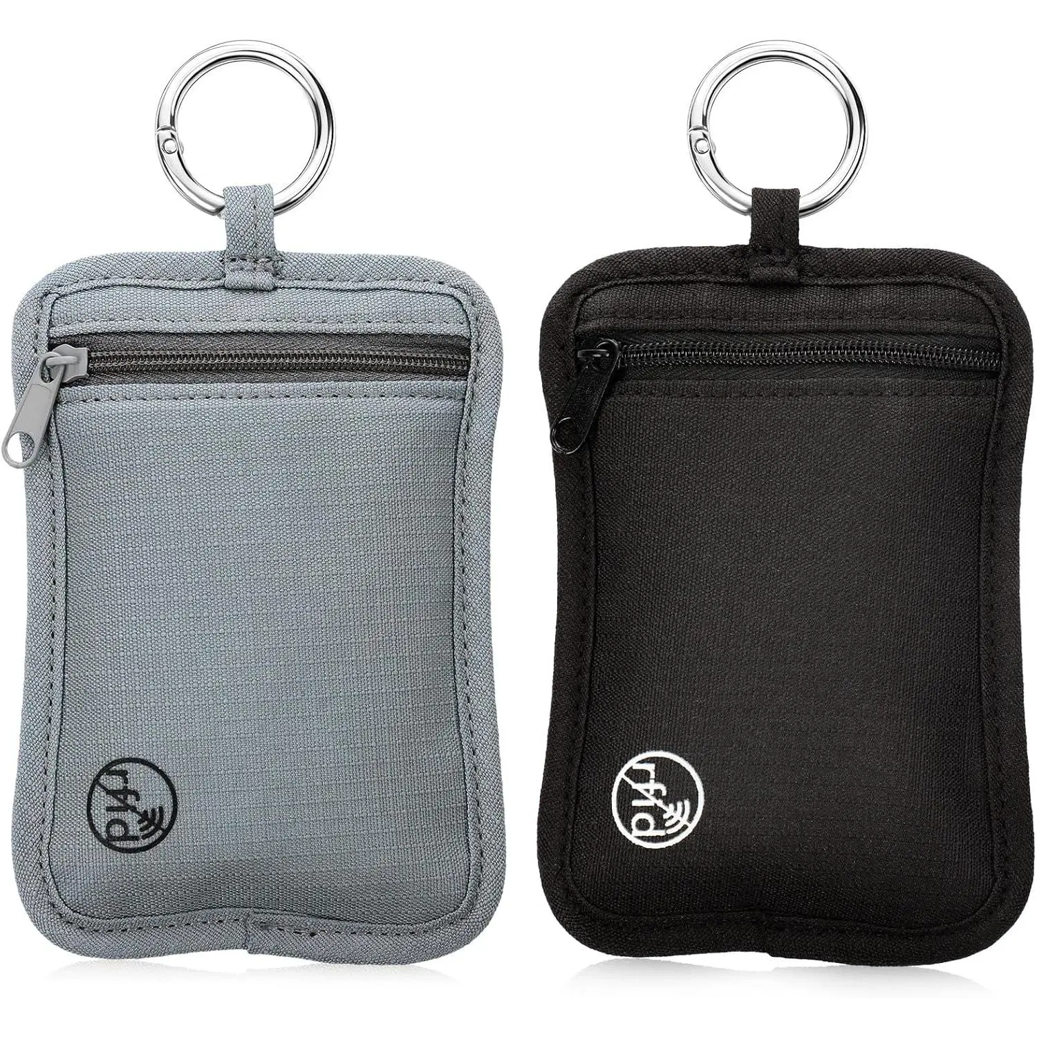 2 count Rfid Protected Stash Pouch Clip  Anti  Belt Wallet Travel  purse Minimalist  Organizer Pouches Bra Wallet Undergarment for ID Cards  Women Men