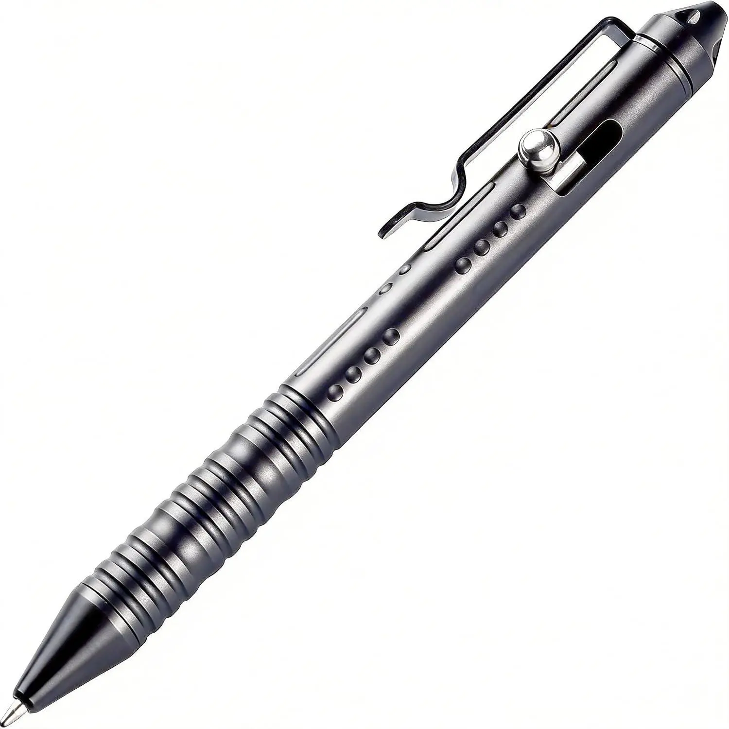 Bolt Action Pen with Tungsten Side 3 Colors for EDC Pocket Color Black(TP156)