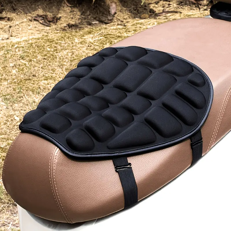 A Motorcycle Seat Cushion, a Non-Slip, Breathable And Shock-Absorbing Pad, Suitable for Both Motorcycles And Electric Vehicles
