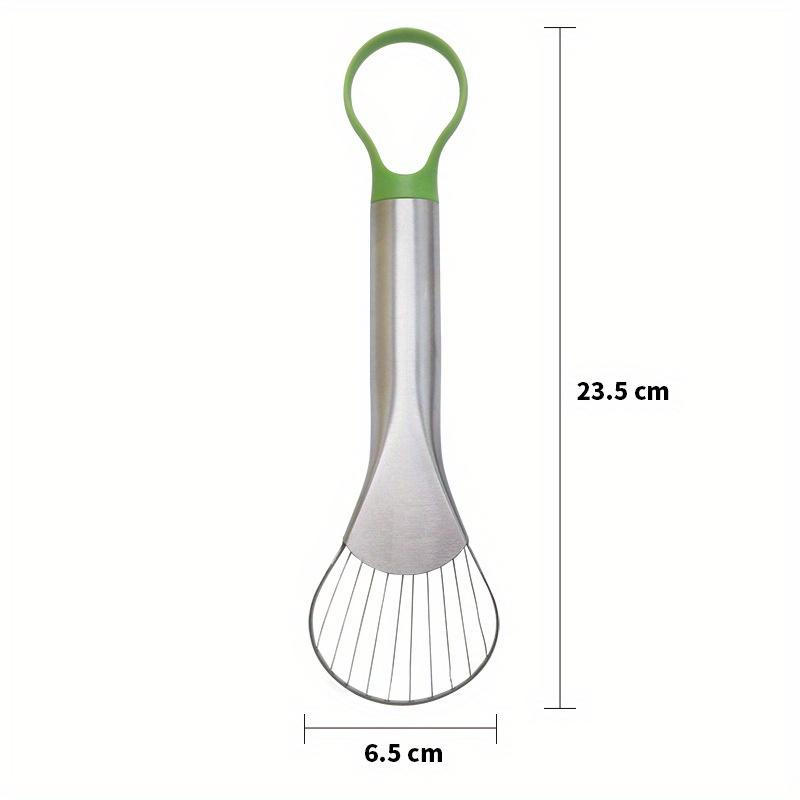 Department Store 1pc 2-in-1 Stainless Steel Avocado Slicer & Peeler  Multifunctional Kitchen Gadget, Ergonomic Handle, Dishwasher Safe, Cuts Peels Avocados, Mangoes, Dragon Fruit More, Culinary Accessory | Sleek Metallic Design Stainl