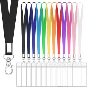 Cruise Lanyard for Ship Cards, 12 Pack, Lanyards with ID Holder (Colorful)