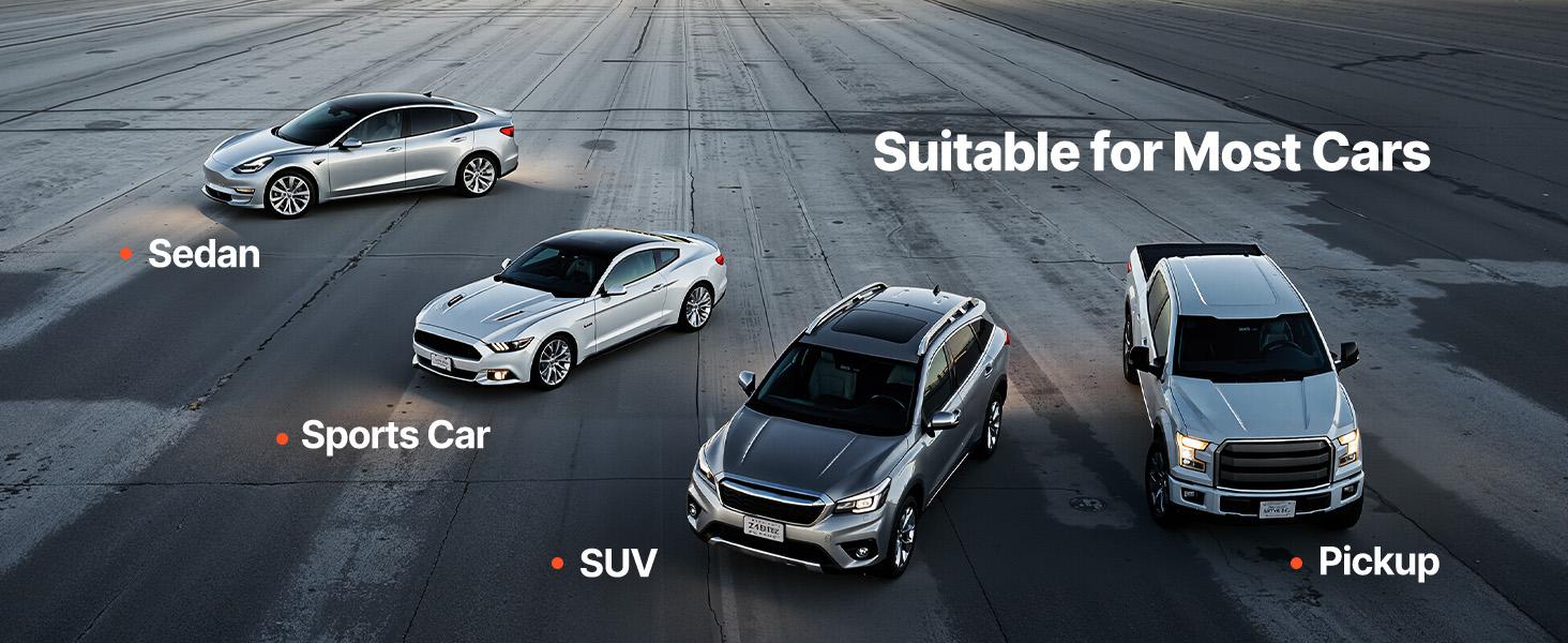 TikTokShopBlackFridayVEVOR 3 Ton Low Profile, Heavy-Duty Steel Racing Floor Jack with Dual Pistons Quick Lift Pump, Lifting Range 3.35"-19.69"